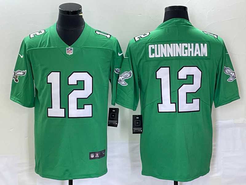 Men's Philadelphia Eagles #12 Randall Cunningham Green 2023 Vapor Limited Throwback Jersey,We sell and wholesale Men's Philadelphia Eagles #12 Randall Cunningham Green 2023 Vapor Limited Throwback Jersey on line form chian!